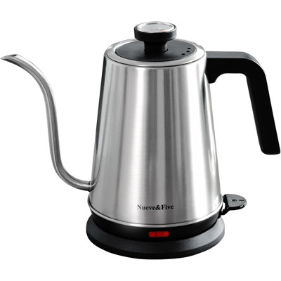 Gooseneck Electric Kettle with Thermometer 1L