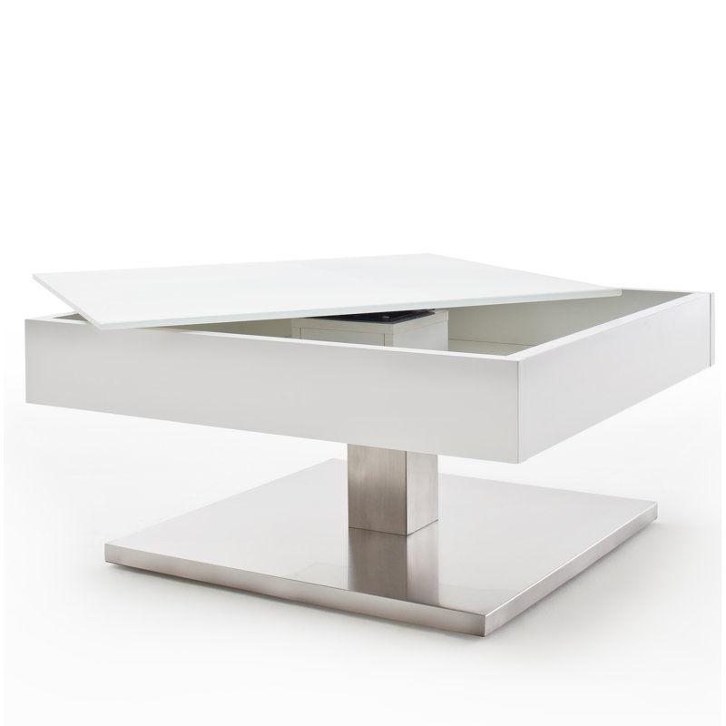 Alienor Lift Top Pedestal Coffe Table with Storage