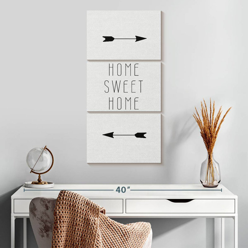 Plaque murale Home Sweet Home Family, H 32 po x l 15 po