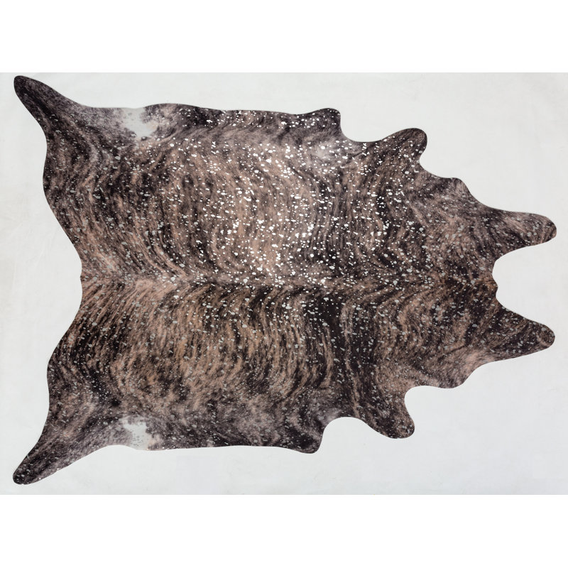 Wickersham Cowhide Animal Print Indoor Rug, Novelty 6'2" x 8'