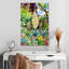 Jardin Harnek avec yucca en fleurs-108563365