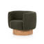 Calista Swivel Tufted Barrel Chair