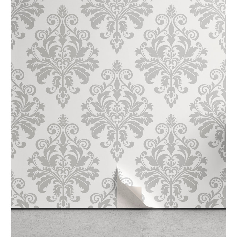 Druey Antique Baroque Peel and Stick Wallpaper Panel, 13" W x 72" L