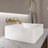 Vessel Sink Rectangle 19 Inch Bathroom Sink,Rectangular Above Counter Bathroom Sinks
