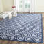 Tapis géométrique en laine tissé à la main avec broderie Inoue-16763078