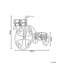 Plant Stand Bike WILDROSE 66 cm Metal Off-White