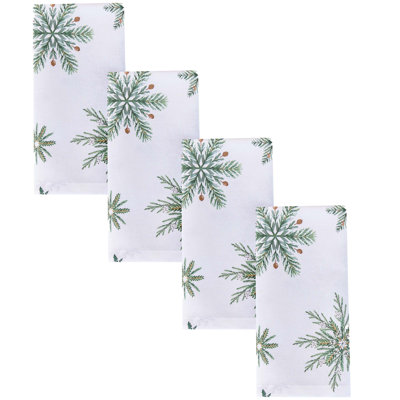  Holiday Snowfall Napkin Set Of 4