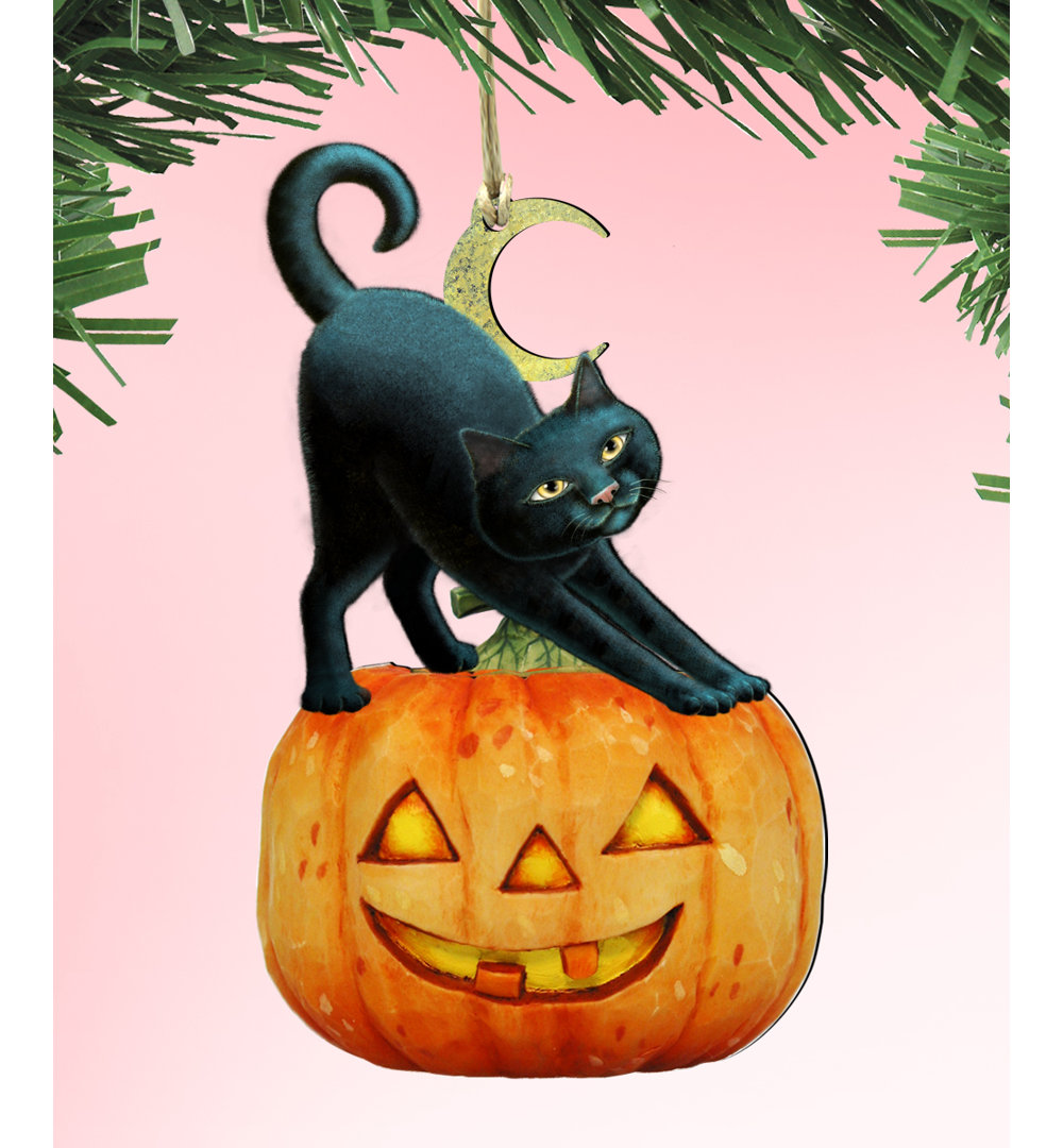 5'' Wood Animals Hanging Figurine Ornament The Holiday Aisle®