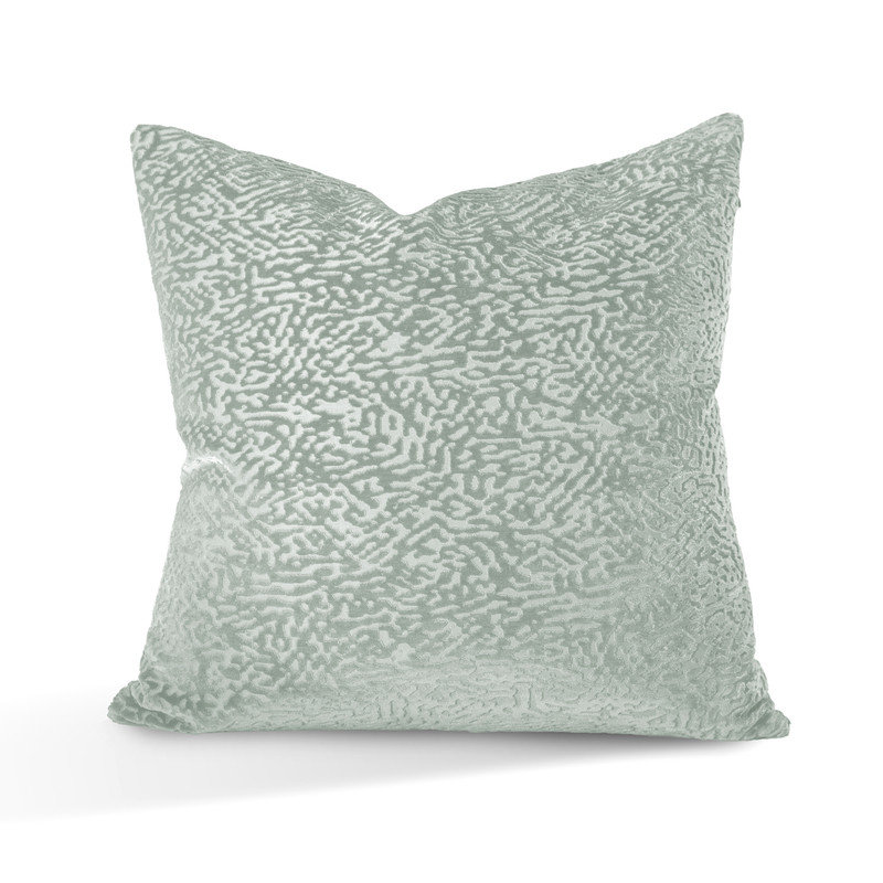 Insert de duvet en velours à motif floral Austin Austin Classics, Vert pâle