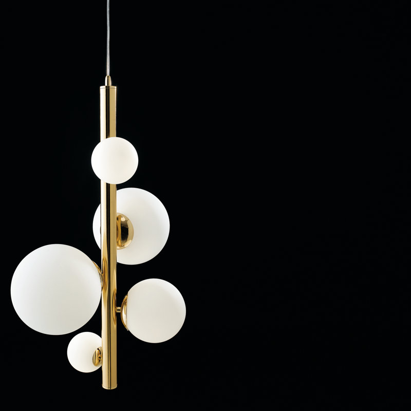 Jaylyn 5 - Light Gold Unique/Statement Pendant