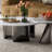 Italian round marble coffee table-186221599