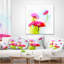 Coussin lombaire à fleurs floral still life gerbera