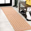 Tapis intérieur / extérieur à chevrons orange / crème-73695119