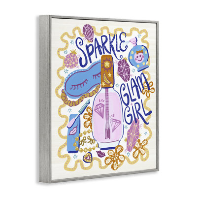 Accessoires pour fille «Sparkle Glam», estampe numérique signée Connie Summers
