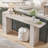 63-Inch Long Entryway Table，Wooden Console Table，Modern Sofa Table Behind Couch For Living Room-1118637421