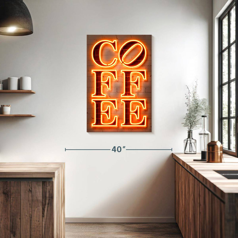 Enseigne murale café Kema, H 36 po x l 24 po