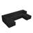 U Shape Modular Sectional Sofa