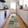 Premium Machine Washable Cerrito AMF566 Green Rug