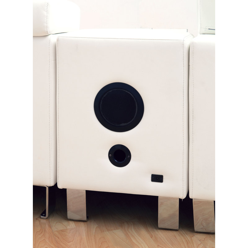 Canapé modulaire Dymitri, blanc