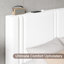 Structure de lit tapissier pleine grandeur avec tête de lit en tissu de velours, support de lattes en bois robuste, silencieux, aucun sommier tapissier requis, blanc -136217975-136217972