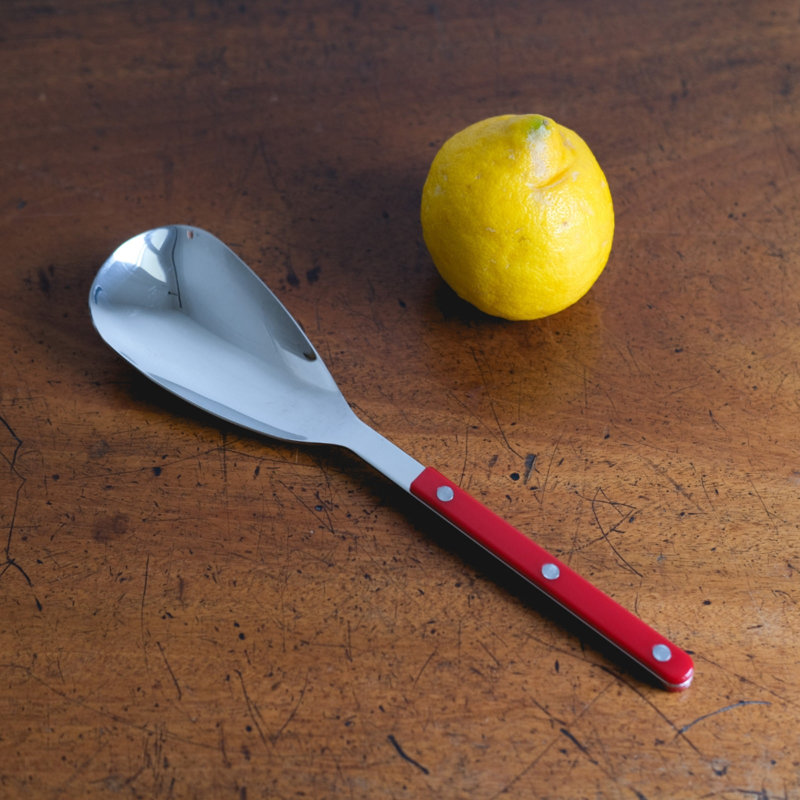 Bistrot Solid Serving Spoon, Burgundy