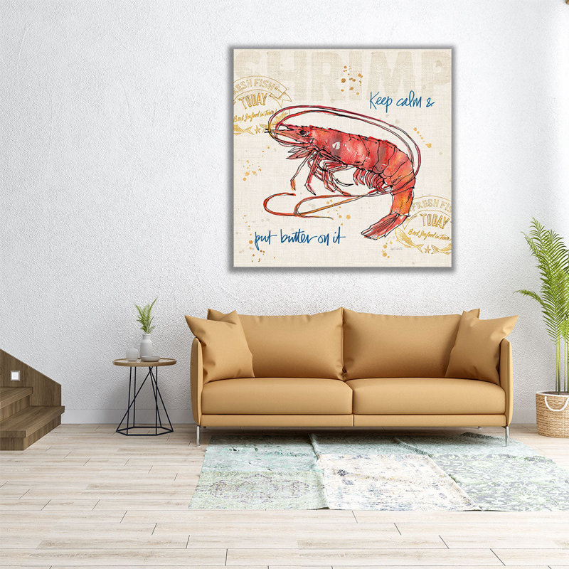 «Coastal Catch IV», reproduction d'art sur toile, H 12 po x l 12 po