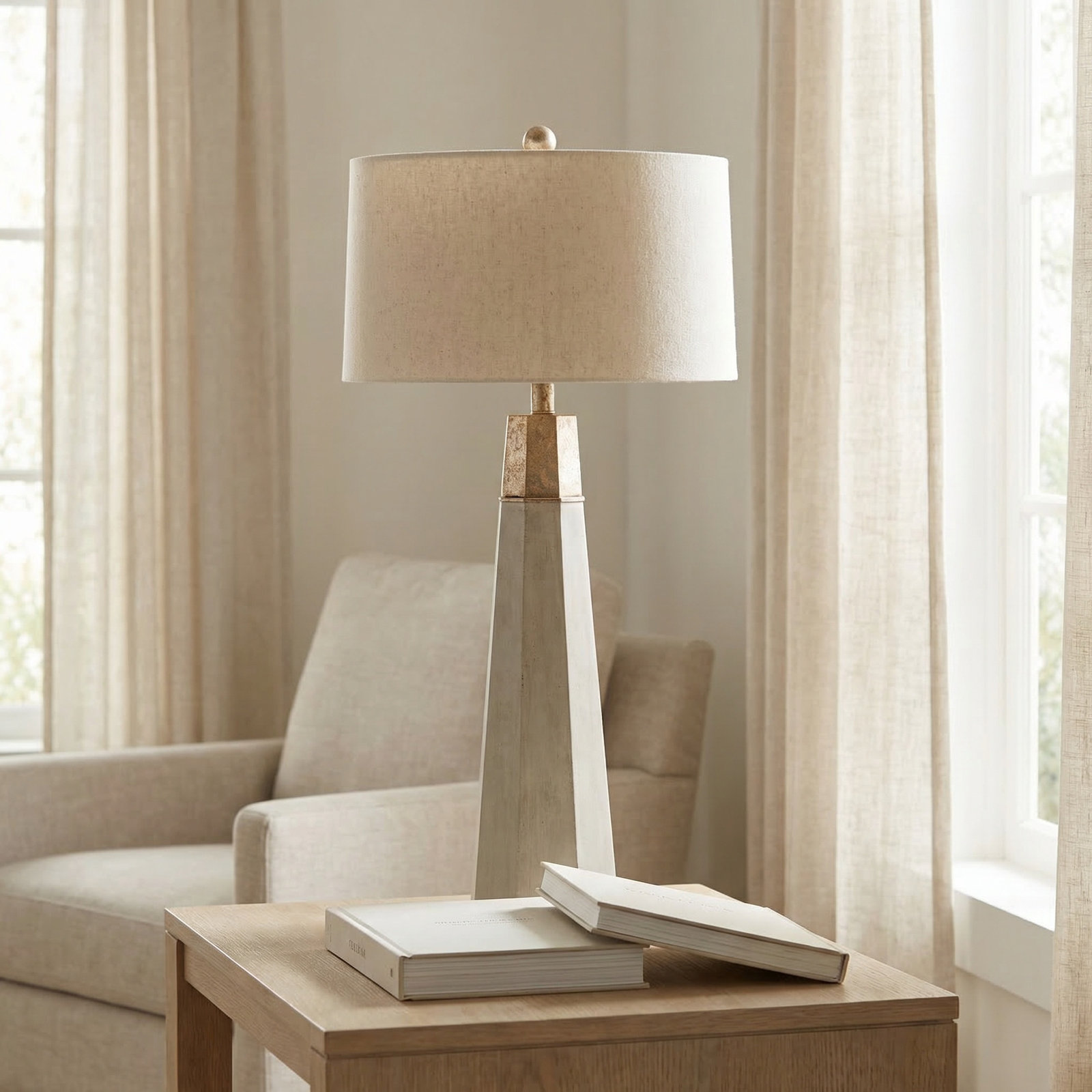 Kristy Resin Table Lamp