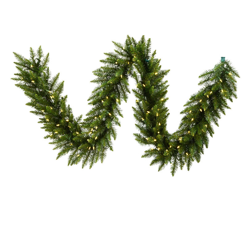 274.32cm Lighted Faux Garland with Lights