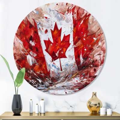 Edmunda " Waving Canadian Flag "