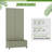 Louvered 72 x 35 in. Iron Planter Box with Trellis-445691255-445691251