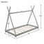 Lit plateforme simple avec structure triangulaire-529415927