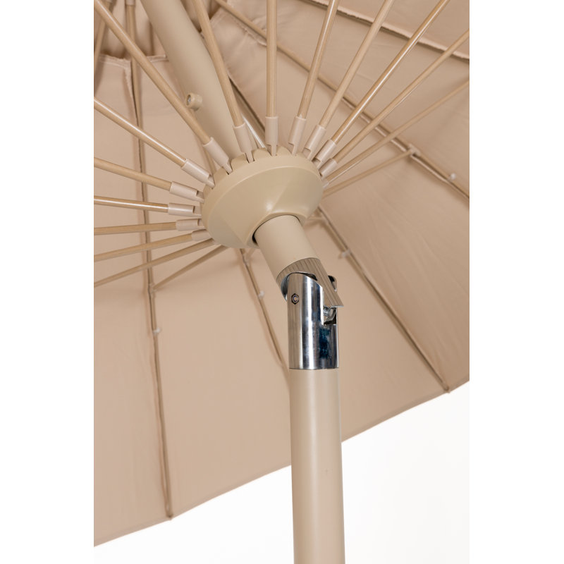 Outdoor Umbrella 98'' W Umbrella, Beige