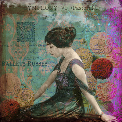 Femme Paris VIII - Wrapped Canvas Print