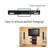 Deco Mount Slim Black Fixed Wall Mount Holds up to 99 lbs