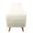 Storage Bench Ottoman With Arms, Cream Sherpa-273574462