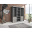 Armoire grise 71 "avec miroir Monaco 71"-1337071385