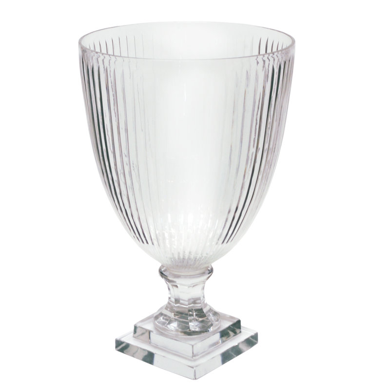 Vase de table à rayures coupées Jiron