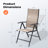 8 - Person Outdoor Dining Set With Foldable Chairs