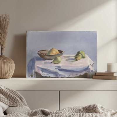 «Fruit Still Life» par Stephen Calcasola, reproduction d'art sur toile