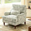 Upholstered Armchair-1573447323