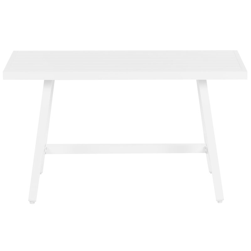 Avalyne Rectangular Metal Outdoor Dining Table - 47.2 cm W 64 cm D