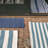 Rugby Stripe Denim Handwoven Indoor/Outdoor Rug-30602138