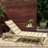 Grey Wood Chaise Lounge With Complementary Wash And Adjustable Feature In Made From Solid Metal-771001940