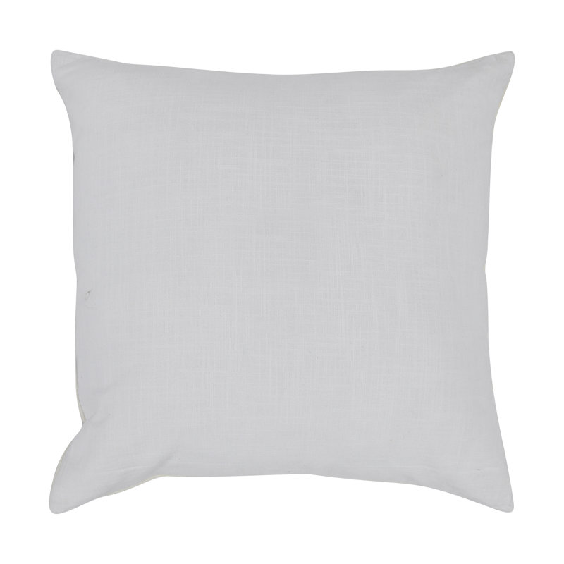 Abstract Throw Pillow Cover & Insert, Ivory/Blue