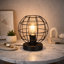 Karnes 1-Light Black Metal Table Lamp
