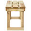 Sunnyslope Solid Wood Pine Outdoor Bench