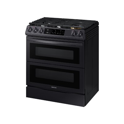 6.3 cu. ft. Flex Duoâ¢ Front Control Slide-in Dual Fuel Range with Smart Dial, Air Fry, and Wi-Fi -  Samsung, NY63T8751SG/AA