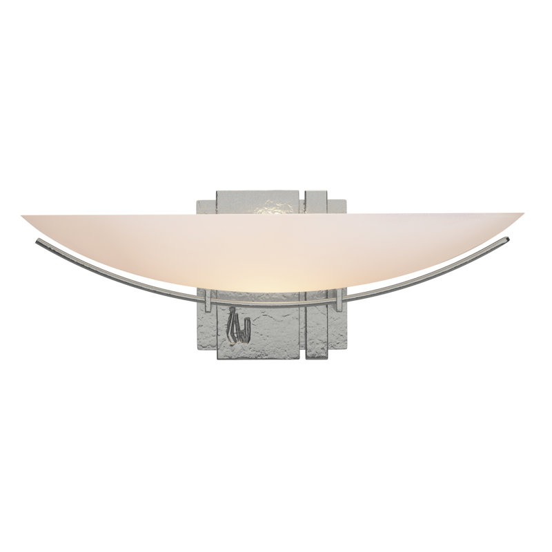 Impressions 1 - Light Half Moon Sconce, Sterling