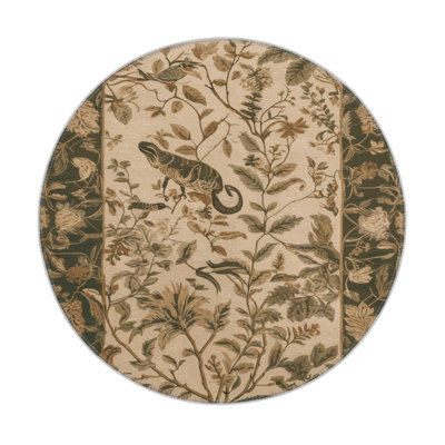 Tapis d'intérieur et d'extérieur brun Nature