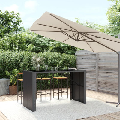 Rectangular Outdoor Bar Table